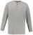 JP1880 702555 Tričko Henley s dlouhým rukávem Šedá melír - Trička - Trička nadměrné velikosti - 2XL-14XL