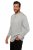 JP1880 702555 Tričko Henley s dlouhým rukávem Šedá melír - Trička - Trička nadměrné velikosti - 2XL-14XL