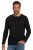 JP1880 702555 Tričko Henley s dlouhým rukávem Černá - Trička - Trička nadměrné velikosti - 2XL-14XL
