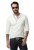 JP1880 702555 Tričko Henley s dlouhým rukávem Bílá - Trička - Trička nadměrné velikosti - 2XL-14XL