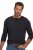 JP1880 702555 Tričko Henley s dlouhým rukávem Tmavě modrá - Trička - Trička nadměrné velikosti - 2XL-14XL