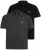 JP1880 704317 Polokošile 2 kusy Tmavě šedá - Polokošile - Polokošile 2XL-8XL - Trička s límečkem 2XL-8XL