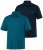 JP1880 704317 Polokošile 2 kusy Petrolejová modrá/Tmavě modrá - Polokošile - Polokošile 2XL-8XL - Trička s límečkem 2XL-8XL