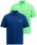 JP1880 704317 Polokošile 2 kusy Hluboká modrá - Polokošile - Polokošile 2XL-8XL - Trička s límečkem 2XL-8XL