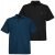 JP1880 704317 Polokošile 2 kusy Středně modrá - Polokošile - Polokošile 2XL-8XL - Trička s límečkem 2XL-8XL