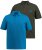 JP1880 704317 Polokošile 2 kusy Tyrkysově modrá/Olivová - Polokošile - Polokošile 2XL-8XL - Trička s límečkem 2XL-8XL