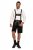 JP1880 Genuine Leather Traditional Lederhosen Shorts Black - Šortky - Šortky Nadměrné Velikosti W40-W60