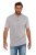 JP1880 708420 Tričko Henley 2 kusy Šedá melír - Trička - Trička nadměrné velikosti - 2XL-14XL