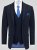 D555 Ted 4 Way Stretch Tailored Suit Jacket Námořnická modrá - Obleky - Obleky 2XL-8XL