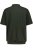 JP1880 712617 Polokošile se střihem na bříško Tmavě olivová - Polokošile - Polokošile 2XL-8XL - Trička s límečkem 2XL-8XL
