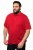 JP1880 712617 Polokošile se střihem na bříško Chilli červená - Polokošile - Polokošile 2XL-8XL - Trička s límečkem 2XL-8XL