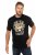JP1880 Guns N’ Roses Skull Comfort Fit Band T-Shirt Black - Trička - Trička nadměrné velikosti - 2XL-14XL