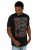 JP1880 Pink Floyd Retro Graphic Comfort Fit Band T-Shirt Black - Trička - Trička nadměrné velikosti - 2XL-14XL