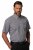 JP1880 722860 Kostkovaná košile s krátkým rukávem Černá - Košile - Košile 2XL-10XL