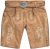 JP1880 Premium Goat Suede Staghorn Embroidery Shorts Leather Brown - Šortky - Šortky Nadměrné Velikosti W40-W60