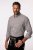 JP1880 Long Sleeve Check Print Traditional Shirt Brown - Košile - Košile 2XL-10XL