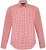 JP1880 Modern Fit Button-Down Collar Long Sleeve Check Shirt Light Red - Košile - Košile 2XL-10XL