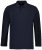 JP1880 799230 Polokošile s dlouhým rukávem Tmavě modrá - Polokošile - Polokošile 2XL-8XL - Trička s límečkem 2XL-8XL