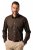 JP1880 Shirt Business Long Sleeve Brown - Košile - Košile 2XL-10XL