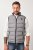 JP1880 Quilted Vest Outdoor Stand-up Collar Grey - Bundy - Bundy Nadměrné Velikosti - 2XL-8XL