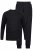 JP1880 Two-piece Pyjamas Long Sleeve and Long Trousers Black - Spodní prádlo - Spodní Prádlo Nadměrné Velikosti 2XL-8XL