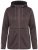 Ulla Popken 812880 Pletená fleecová bunda s teddy fleecem Taupe - Fleecové oblečení - 