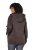 Ulla Popken 812880 Pletená fleecová bunda s teddy fleecem Taupe - Fleecové oblečení - 