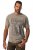 JP1880 Comfortable Fit Vintage Look T-Shirt Ash Gray - Trička - Trička nadměrné velikosti - 2XL-14XL