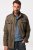 JP1880 Field Jacket with Badges Vintage Look TALL Moss Green - TALL bundy - TALL bundy pro vysoké muže
