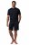 JP1880 829513 Pyžamo krátký model bellyfit Tmavě modrá TALL - TALL spodní prádlo - TALL Spodní Prádlo a Plavky