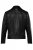 JP1880 830586 Biker bunda z jehněčí nappy Černá - Bundy - Bundy Nadměrné Velikosti - 2XL-8XL