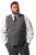 Men+ 668 Madrid Vesta k obleku Antracitová - Obleky - Obleky 2XL-8XL
