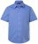 Men+ 756 Business košile s krátkým rukávem s klasickým límcem Světle modrá - Košile - Košile 2XL-10XL