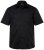 Men+ 758 Business košile s krátkým rukávem s otevřeným límcem Černá - Košile - Košile 2XL-10XL