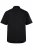 Men+ 758 Business košile s krátkým rukávem s otevřeným límcem Černá - Košile - Košile 2XL-10XL