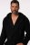 JP1880 Bathrobe Terry Black - Spodní prádlo - Spodní Prádlo Nadměrné Velikosti 2XL-8XL
