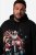Men+ 100 Mikina s kapucí Santa na motorce Černá - Mikiny & mikiny s kapucí - Mikiny & Mikiny s kapucí 2XL-12XL