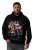 Men+ 100 Mikina s kapucí Santa na motorce Černá - Mikiny & mikiny s kapucí - Mikiny & Mikiny s kapucí 2XL-12XL