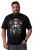 Men+ 148 Tričko bellyfit Santa na motorce Černá - Trička - Trička nadměrné velikosti - 2XL-14XL