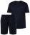 Men+ 196 Pyžamo krátký model Tmavě modrá - Spodní prádlo - Spodní Prádlo Nadměrné Velikosti 2XL-8XL