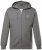 Men+ 851 Mikina s kapucí na zip Šedý melír - Mikiny & mikiny s kapucí - Mikiny & Mikiny s kapucí 2XL-12XL