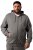 Men+ 851 Mikina s kapucí na zip Šedý melír - Mikiny & mikiny s kapucí - Mikiny & Mikiny s kapucí 2XL-12XL