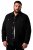 Men+ 446 Džínová bunda s náprsními kapsami Černá - Bundy - Bundy Nadměrné Velikosti - 2XL-8XL