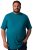 Men+ 276 Tričko kulatý výstřih Šedomodrá - Trička - Trička nadměrné velikosti - 2XL-14XL