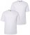 Men+ 285 Tričko kulatý výstřih Bílá 2 kusy - Trička - Trička nadměrné velikosti - 2XL-14XL