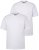 Men+ 299 Tričko véčkový výstřih Bílá 2 kusy - Trička - Trička nadměrné velikosti - 2XL-14XL