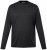 Men+ 307 Tričko s dlouhým rukávem Černá - Trička - Trička nadměrné velikosti - 2XL-14XL