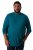 Men+ 307 Tričko s dlouhým rukávem Šedomodrá - Trička - Trička nadměrné velikosti - 2XL-14XL