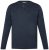 Men+ 383 Tričko Henley s dlouhým rukávem Tmavě modrá - Trička - Trička nadměrné velikosti - 2XL-14XL