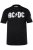 JP1880 AC/DC Classic Logo Band T-Shirt Black - Trička - Trička nadměrné velikosti - 2XL-14XL
